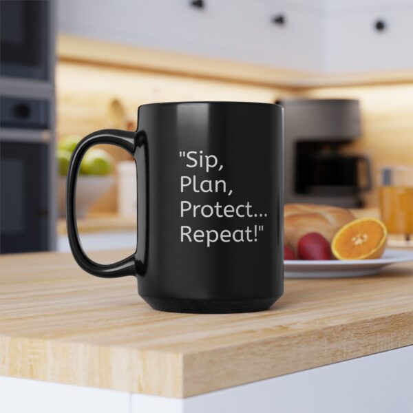 Black Mug, 15oz - Image 8