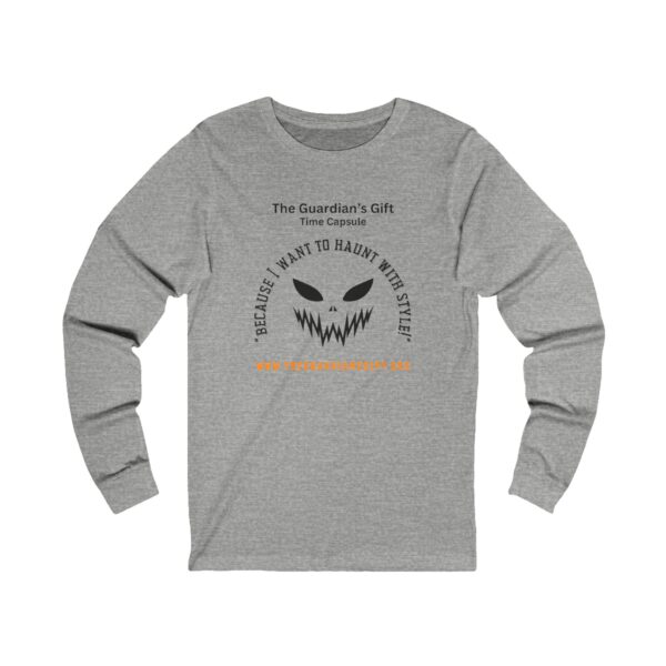 Unisex Long Sleeve Tee - "Because I Want to Haunt with Style" - Image 5